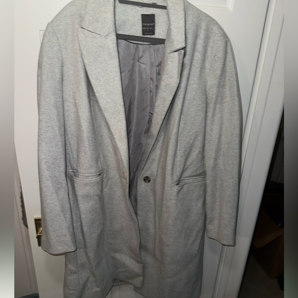 Women’s Primark Gray Peacoat-US16 - Picture 1 of 6